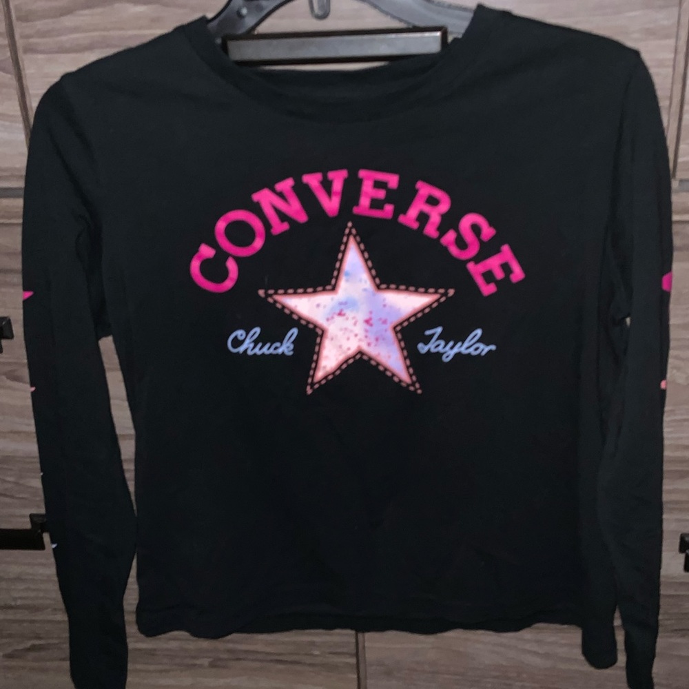 Girls Converse long sleeve top ( worn once )